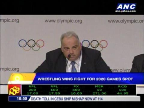 Wrestling wins fight for 2020 Games spot