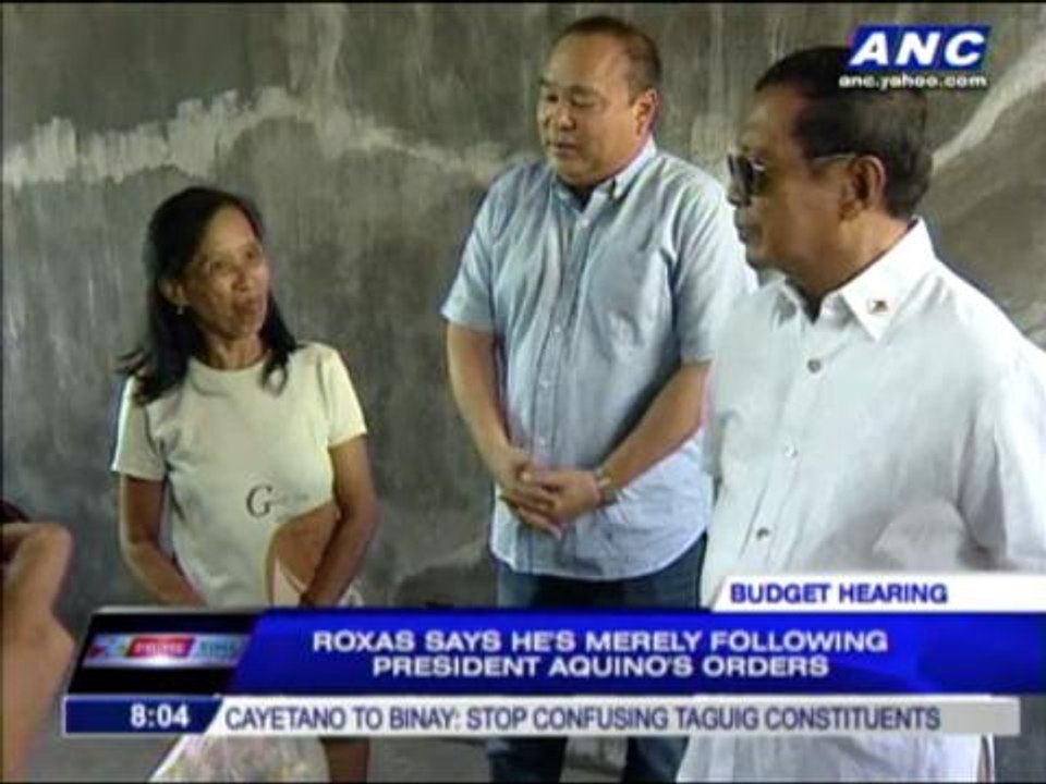 Roxas grilled in DILG budget hearing