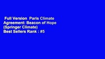 Full Version  Paris Climate Agreement: Beacon of Hope (Springer Climate)  Best Sellers Rank : #5