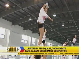 Pep squads gear up for UAAP cheerdance competition