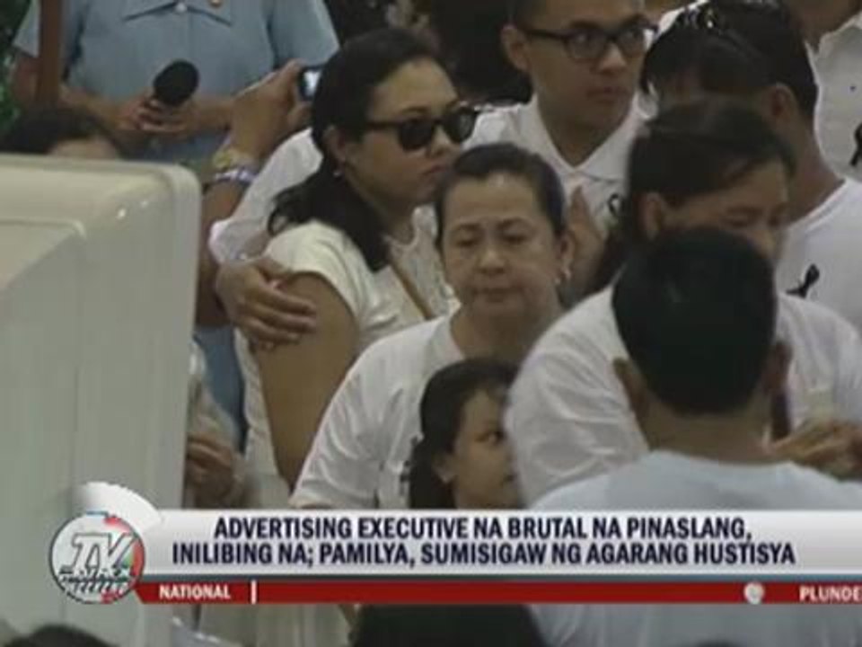 Murdered advertising executive laid to rest