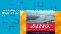 Full E-book  China s Economy What Everyone Needs to Know  Best Sellers Rank : #2