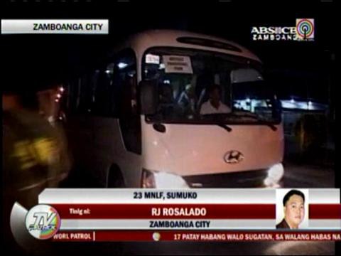 WATCH: Zambo cop freed, convinces rebels to surrender