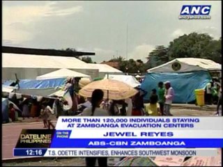 Number of displaced Zambo residents rises