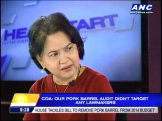 COA: Audit didn't target lawmakers
