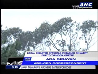 Baguio officials on alert due to 'Odette'