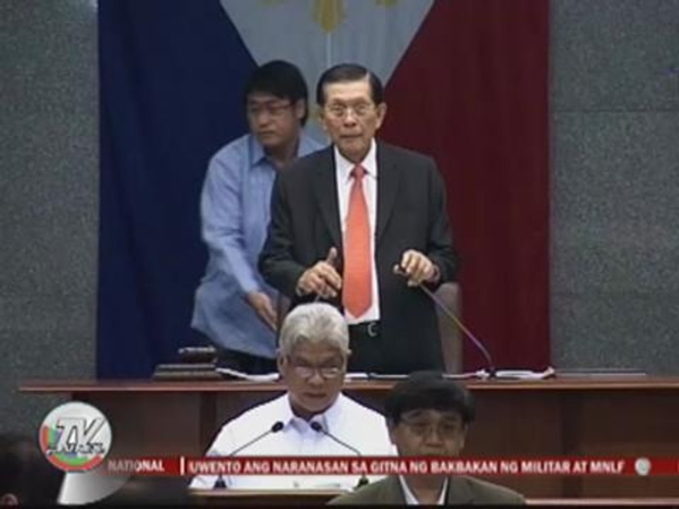 Enrile denies hand in Reyes' transactions with Napoles
