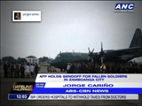 AFP honors fallen soldier, cops in Zamboanga