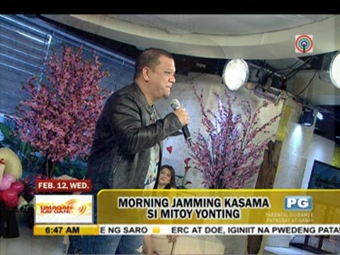 Mitoy enjoys acting with Toni, John Lloyd