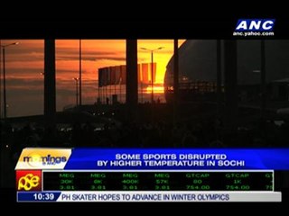 Skiing disrupted by higher temps in Sochi