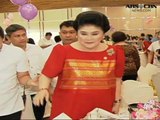 WATCH: Aquino sisters, Imelda awkward moment in party