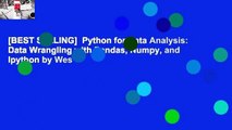 [BEST SELLING]  Python for Data Analysis: Data Wrangling with Pandas, Numpy, and Ipython by Wes