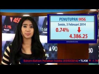 Prediksi IHSG Selasa, 4 Februari 2014