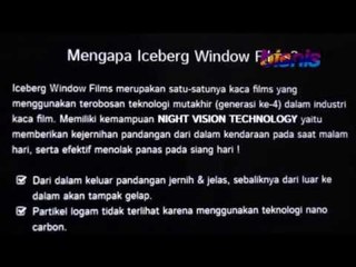 Kaca Film Iceberg 30 Masuk Pasar Indonesia