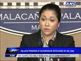 Palace frowns at Guingona's scolding of de Lima
