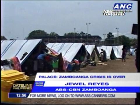 Roxas confirms Zambo siege over