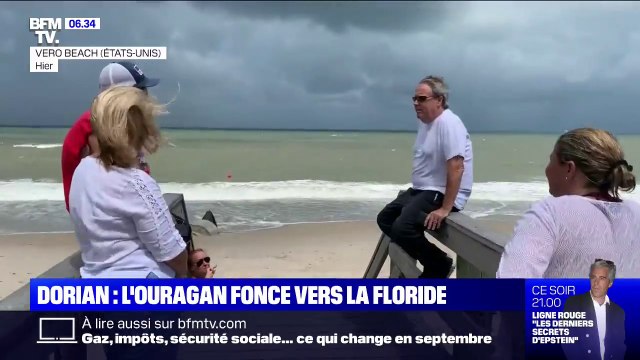 Dorian: les habitants de Floride scrutent l'horizon et se préparent à l'ouragan