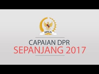 Kinerja DPR Sepanjang 2017