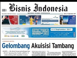 Akuisisi Tambang oleh Emiten - Bisnis Pagi Edisi 4 September 2017 (2/3)