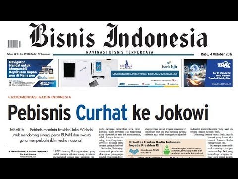 Curhatan Pebisnis ke Presiden - Bisnis Pagi Edisi 4 Oktober 2017 (2/3)