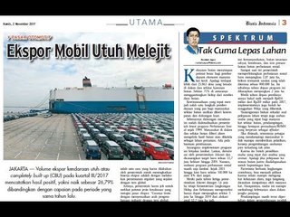 Ekspor Mobil Utuh Melejit - Bisnis Pagi Edisi 2 November 2017 (2/3)