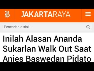 Aksi Walk Out Ananda Sukarlan - Bisnis' Today Edisi 14 November 2017