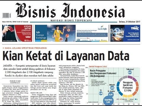 Kompetisi Layanan Data Kian Ketat- Bisnis Pagi Edisi 31 Oktober 2017 (2/3)