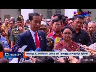 Menkeu RI Terbaik di Dunia, Ini Tanggapan Presiden Jokowi