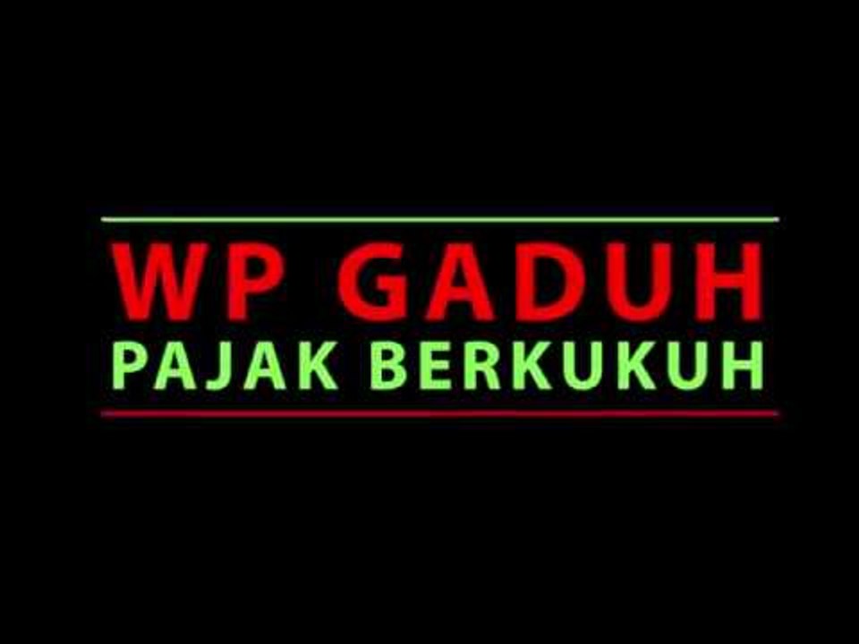 WP Gaduh Pajak Berkukuh