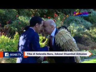Tiba di Selandia Baru, Jokowi Disambut Antusias