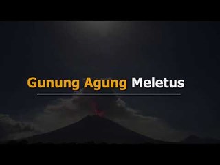 Gunung Agung Meletus