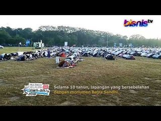 MUDIK LEBARAN 2018: Salat Idul Fitri di Lapangan Puputan Renon - thumbnail