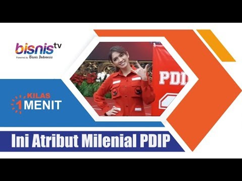 Ini Atribut Milenial PDIP