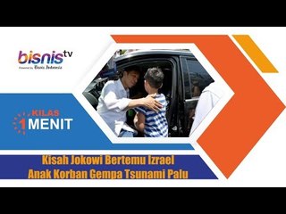 Kisah Jokowi Bertemu Izrael, Anak Korban Gempa Tsunami Palu