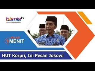 HUT Korpri, Ini Pesan Jokowi