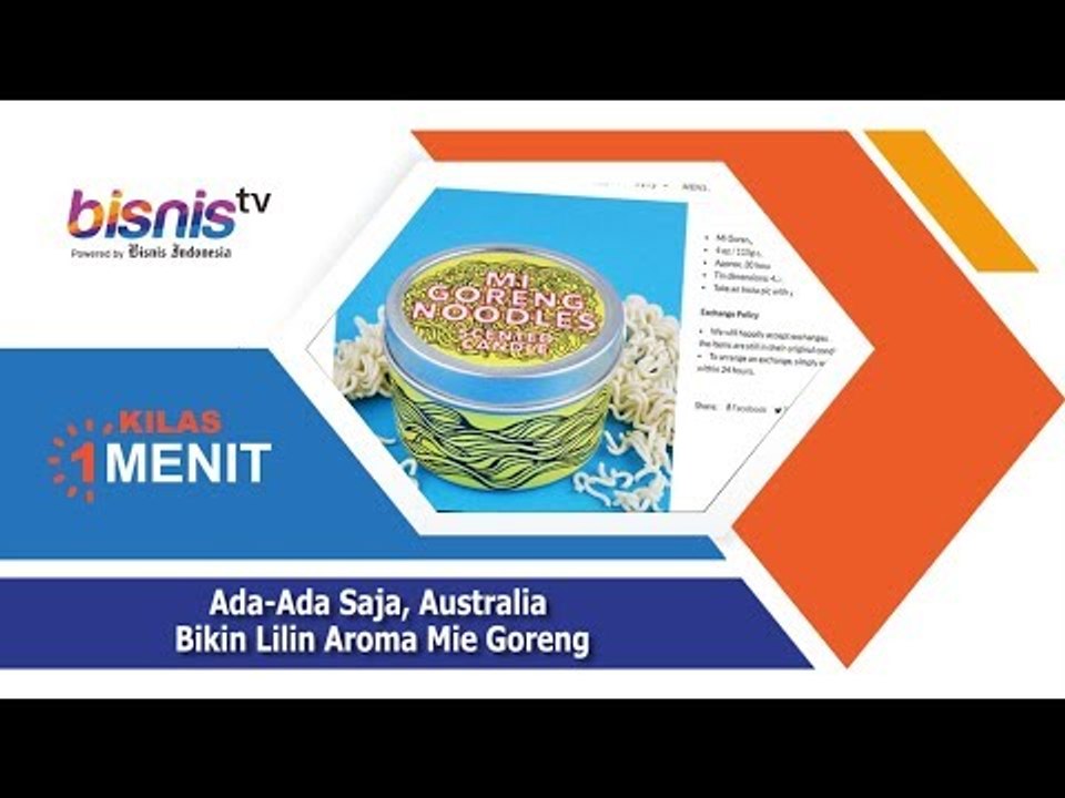 Ada Ada Saja, Australia Bikin Lilin Aroma Mie Goreng