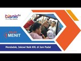 Mendadak, Jokowi Naik KRL di Jam Padat