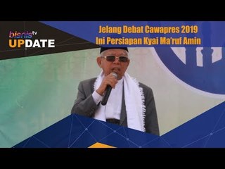 Jelang Debat Cawapres 2019, Ini Persiapan Kyai Ma'ruf  Amin