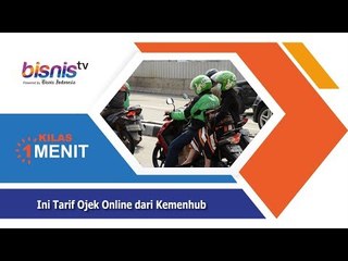 Ini Tarif Ojek Online dari Kemenhub