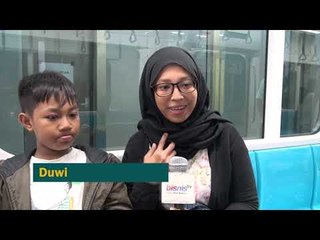 Begini Kesan Warga Ibu Kota Naik Kereta Bawah Tanah MRT Jakarta