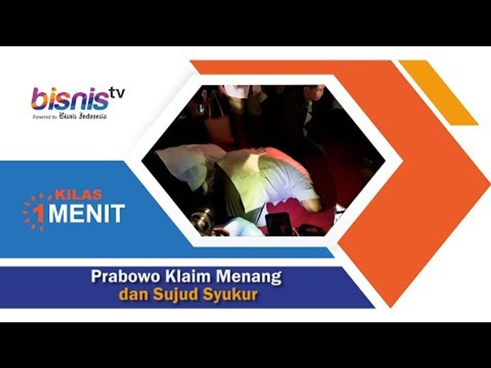 Prabowo Klaim Menang dan Sujud Syukur