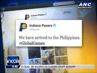 Pacers, Rockets arrive in Manila for pre-season game