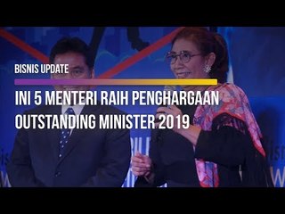 Ini 5 Menteri Raih Penghargaan Outstanding Minister 2019