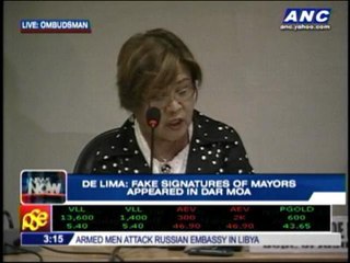De Lima press con on Malampaya fund complaints