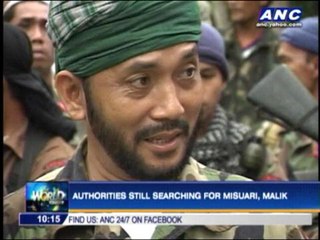 Search continues for Misuari, Malik
