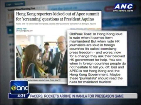 Some netizens agree: HK journos rude, loud