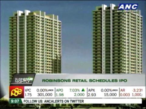 Robinsons Retail schedules IPO