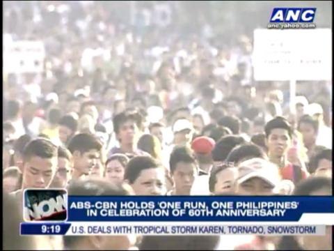 ABS-CBN holds 'One Run, One Phlippines'