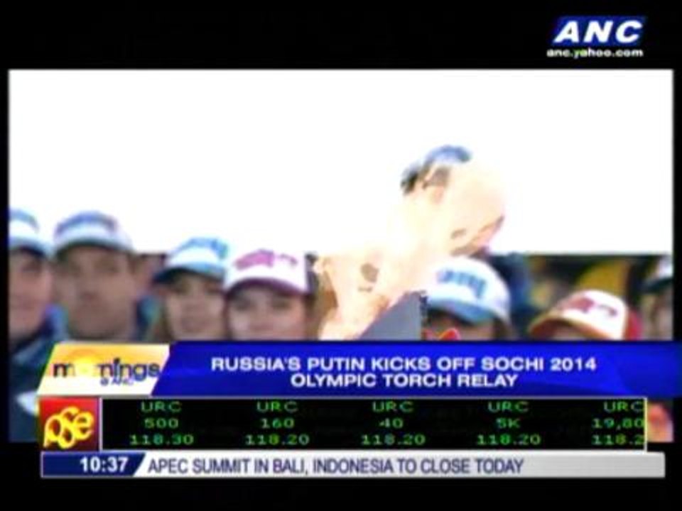 Putin kicks off Sochi 2014 Olympic torch relay