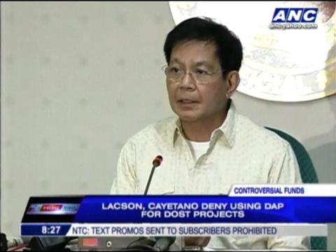Lacson won't name who got P1B 'pork'